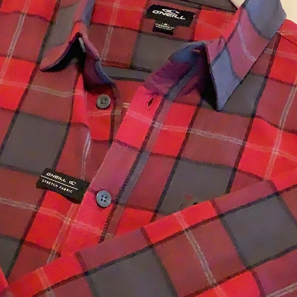 NWT O'NEILL REDMOND CLASSIC STRETCH FLANNEL